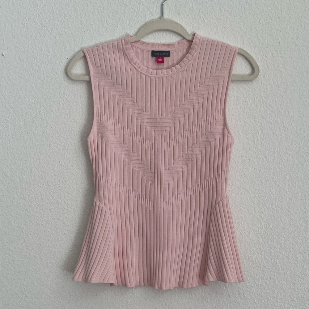Sleeveless Peplum Top